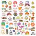 Qpout 10PCS Hippie Flower Temporary Tattoo Stickers for Adults and Kids - Love and Peace Sign Design | Party Favor & Accessories - Buy Online on GoSupps.com