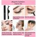 KAYLINE SHOP Magnetic Eyelash Kit with Eyeliner and Tweezer | 3 Pairs Natural Looking Reusable Eyelashes False Eyelashes Easy to Use No Glue Needed Quick Dry Waterproof Long lasting magnetic eyelashes 3D natural kit - Buy Online on GoSupps.com