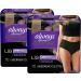 Always Discreet Boutique Incontinence & Postpartum Underwear, Large, Black - 20 Count - Buy Online on GoSupps.com