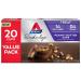 Atkins Dark Chocolate Royale Protein Shake 15g Protein Low Glycemic 2g Net Carb 1g Sugar Keto Friendly 12 Count & Endulge Peanut Butter Cups Dessert Favorite Low Carb 0g Sugar 20 Count - Buy Online on GoSupps.com