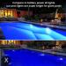 Premium 10W RGB Dimmable LED Pool Lighting Underwater Headlight with App Control for Steel Frame & Wall Pools IP68 Waterproof 8m Cable - Buy Online on GoSupps.com