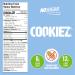 *NEW* No Sugar Sandwich Cookiez - Keto Food Sugar Free Treats Healthy Snack Foods Diabetic Friendly Ketogenic Products (3 x 240g) - Buy Online on GoSupps.com