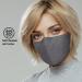 NU R Reusable Face Mask in 5 Layer Washable Durable Protection Mask with Inserted Nose Clip Protection Mask for Daily Use Grey - Buy Online on GoSupps.com