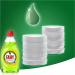 Fairy Antibacterial Washing Up Liquid Lime & Lemongrass 383ml - 24-Hour Sponge Protection - Pack of 1 - Buy Online on GoSupps.com