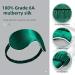 Spencer & Whitney 100% Silk Sleep Mask - 22 Momme Pure Mulberry Silk Blindfold Super Soft & Comfortable Eye Mask for Restful Sleep (Green) - International Shipping Available - Buy Online on GoSupps.com