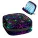Sanitary Napkin Storage Bag Portable Period Bag for Women Teen Girls Halloween Pattern Menstrual Cup Pouch Nursing Pad Holder (Multicolor) Color 2
