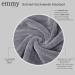 Buy Emmy Home Haarurban - 100% Cotton Quick-Drying Turban Towels (2-Pack) for Long Hair - Perfect Hair Dryer Caps in Anthracite - Buy Online on GoSupps.com