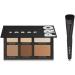 LORAC PRO Contour Palette & Contour Brush | Contour Powders & Highlighter Makeup | Mirror Compact