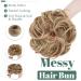 Buy Sego Hair Part with Rubber Band | Large Dutt Hair Tie for Women | Ponytail & Braid Extensions in Light Brown & Ashblond - International Shipping Available - Buy Online on GoSupps.com