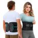 Wonderience Back Brace for Men and Women Lower Back Pain Relief Lumbar Back Support Belt for Heavy Lifting Sciatica and Work (Black X-Large) X-Large Black