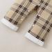 Puseky Baby Boy Long Sleeve Romper and Plaid Suspenders Overall Pants 0-3 Months White - Buy Online on GoSupps.com