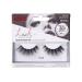 Kiss lash couture triple push up collection 1 pair of artificial eyelashes teddy fake lashes with 3D volume animal test-free reusable including eyelash glue black black teddy