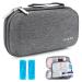Youshares Insulin cooling bag Travel Etui-TSA Medicines Eva cool box on the go Diabetics cooler pocket for glucose meters epipen insulin pen other diabetes accessories with 2 cooling packs (gray) y8-gray