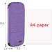 Teamoy Knitting Needles Case - Purple Travel Organizer Bag for Needles and Hooks (Up to 14'') - Buy Online on GoSupps.com