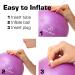 ProBody Pilates Mini Exercise Ball - 9 Inch Bender Ball for Stability, Barre, Pilates, Yoga & Core Training - Black with Workout Guide - Buy Online on GoSupps.com
