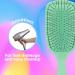Wet Brush Paddle Hair Brush Green - Go Green Detangler with IntelliFlex Bristles - AquaVent Design for Evenly Spreading Treatments - Pain-Free Styling - Buy Online on GoSupps.com
