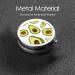 Cartoon Pears Round Pill Box - 3 Compartment Mini Decorative Travel Medicine Organizer - Buy Online on GoSupps.com