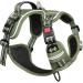 Buy Heele Adjustable Reflective Dog Harness - XL Anti-Train Breast Harness with Lockable Snap Lock | Perfect for Active Dogs - Green - Buy Online on GoSupps.com