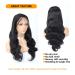 Mesariel 22 Inch Body Wave 13x4 Lace Front Human Hair Wig | HD Lace Pre Plucked with Baby Hair | 150% Density Brazilian Wigs for Black Women - Buy Online on GoSupps.com