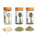 Allrecipes Taste of France (Bay Leaves, Tarragon, Thyme) in Glass Jars with Removable Sifter Caps for Sprinkling, Set of 3