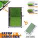 JAYA Portable Golf Hitting Practice Mat - Dual-Turf Design with Ball Tray | Indoor/Outdoor Training Mat for Golfers - Heavy Rubber Base Option Available - Buy Online on GoSupps.com