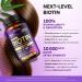 Biotin 10000mcg with Silicon - Pharmaceutical Grade Biotin Supplement for Women - Hair Growth Support Skin & Nails - Max Strength & 100% Bioavailability - Made in USA - 120 Softgels 120 Days Supply - Buy Online on GoSupps.com