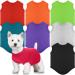 8 Pieces Dog Shirts Pet Puppy Blank Clothes Summer Soft Dog T-Shirt Breathable Dog Plain Shirts Cotton Puppy Clothes Outfit for Most Dogs Cats Puppy Pet (M) Medium