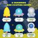 Aofmee Handmade Bath Bombs Gift Set for Kids and Women - Blue | Ideal for Christmas, Birthday, Halloween, Easter, Valentines | Eucalyptus Scent - Buy Online on GoSupps.com
