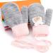 Dicunoy Toddler Gloves - 4 Pairs Kids Stretch Mittens with Cute Rabbit Knitting, Full Finger Gloves for Winter - Thick Plush Lined, Wool Warm, for Baby Girls 0-6 Y - Buy Online on GoSupps.com
