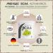 Alphaminos BCAA Powder 300g - Test Winner in Grape Flavor | Essential Vegan Amino Acids Leucine Isoleucine & Valine | Top Solubility & Lab Tested - Buy Online on GoSupps.com