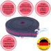 Twinkys Dog Style Tow Leash - 5m Rubberized 20mm Wide for Dogs up to 50 kg - Hand Loop Free Black & Red - Made in Germany - Buy Online on GoSupps.com