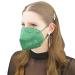 Promedicalcare.Mouth protection FFP2 mask colored mouth protection mask ffp2 colorful masks mouth protection ffp2 (single packed) 10 pack dark green