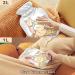 Naanle Cat Pizza Hot Water Bottle - 2L Transparent Heat & Cold Therapy for Pain Relief | Ideal for Bed & Foot Comfort - Buy Online on GoSupps.com