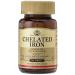 Solgar Chelated Iron 100 Tablets - Highly Absorbable Iron - Gentle on Your Stomach - Cardiovascular Support - Vegan Gluten Free Dairy Free Kosher - 100 Servings 100 Count (Pack of 1)