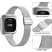 2 Pack Metal Silm Bands for Fitbit Versa 2 & Fitbit Versa & Versa Lite & Versa SE  Stainless Steel Metal Clasp Thin Replacement Bands for Versa 2 Women Men (For 6.7"-8.7" Wrists  Black+Silver) For 6.7"-8.7" Wrists Black+Siâ¦ - Buy Online on GoSupps.com