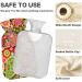 NAANLE Colorful Flower Hot Water Bottle with Cover - 2L for Back Pain Relief & Cold Therapy - Buy Online on GoSupps.com