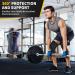 Cambivo Knee Brace for Men & Women - Orthopedic Support for Meniscus Tear ACL Arthritis - Ideal for Running Hiking Sport & Joint Pain Relief - Black - Buy Online on GoSupps.com
