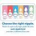 Dr. Brown s Natural Flow Anti-Colic Baby Bottle with Level 1 Slow Flow Nipples 4oz 4 Pack 4 Pack 4 oz - Buy Online on GoSupps.com