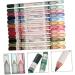 POPETPOP 36 Pieces 12 Colors Eyeliner Set Makeup Kit Lip And Eyebrow Liner Pencil Pen - Buy Online on GoSupps.com