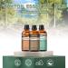 Pure Aromatherapy Essential Oils Gift Set - Cinnamon Sandalwood & Cedarwood - 3 Pack 1.01 Fl Oz for Relaxation Diffuser Massage & Skin Care - Buy Online on GoSupps.com