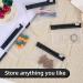 20 Reusable Black Pill Organizer Pouches - Zippered Clear Plastic Travel Bags for Medicine Storage - Buy Online on GoSupps.com