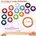 Windspeed 336 Pcs Loop Potholder Kit - 14 Colors Elastic Weaving Loom Loops for Kids DIY Crafts | Includes 2 Crochet Hooks - Buy Online on GoSupps.com