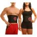 Fitru Waist Trimmer Sauna Ab Belt for Women & Men - Black, Size L (9 x 42) - Buy Online on GoSupps.com
