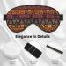 African Mud Cloth Tribal Print Eye Mask | Unisex Soft Comfort Sleep Shade for Travel Yoga & Shift Work - Buy Online on GoSupps.com