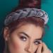 Braid Headband Hair Bands for Braids Elastic Braided Headbands for Women Knotted Headband for Women Black Headbands for Women Plush Velvet Wig Fabric gray - Buy Online on GoSupps.com