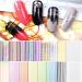 Ebanku 17 Sheets Strip Line Nail Stickers - 3D Fluorescent Laser Gold Nail Decals for Women - Nail Art Design Decoration - Buy Online on GoSupps.com