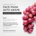APIVITA Express Beauty Face Mask with Grape & Vitamin E - Smoothing Firming & Moisturizing for All Skin Types - 12 Packettes (0.27 Fl Oz) - International Shipping Available - Buy Online on GoSupps.com