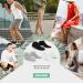 Momoshe Unisex Cotton Sneaker Socks - 10 Pairs (5 Grey 5 Black) for Men & Women | Comfortable Short Sports Socks Size 47-50 | International Shipping - Buy Online on GoSupps.com