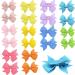 BJAINGEXK 20PCS 2-inch baby hair clip Bow Hair clip Girls Grosgrain Ribbon Fully Lined Baby hair Clip Accessory Girls Toddler Little Girls Hair clip (10 colors) - Buy Online on GoSupps.com