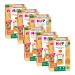 Hipp Organic Apples Apricots Wheat 4 x 90 g from 6 Months - Pack of 24 Bottles 2.15 kg
